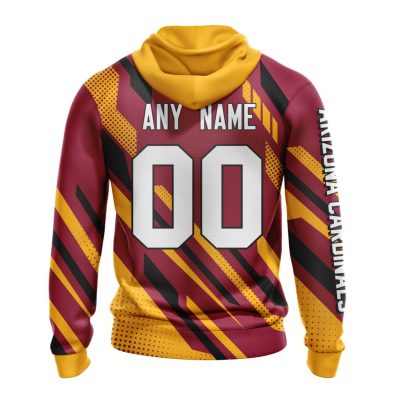 NFL Arizona Cardinals Custom Name Number MotoCross Concept Pullover Hoodie