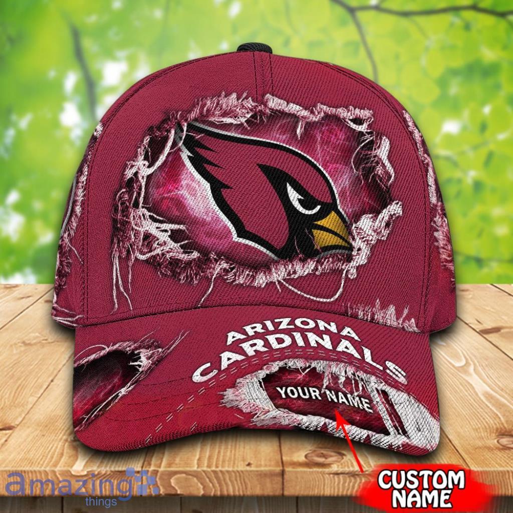 NFL Arizona Cardinals Custom Name Red Classic Cap NFL Arizona Cardinals Custom Name Red Classic Cap