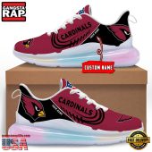 NFL Arizona Cardinals Custom Rainbow Atmospheric Air Force 1 Sneaker Shoes