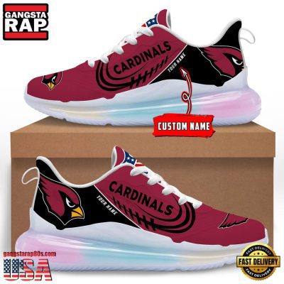 NFL Arizona Cardinals Custom Rainbow Atmospheric Air Force 1 Sneaker Shoes