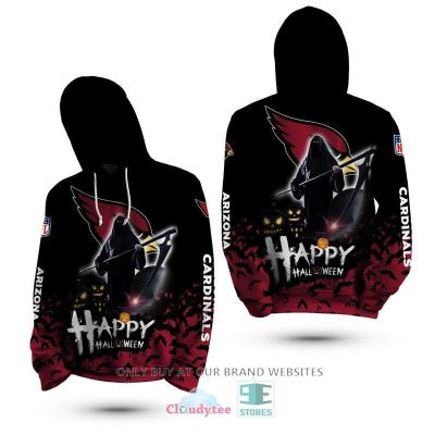 NFL Arizona Cardinals Halloween Black Pullover Hoodie