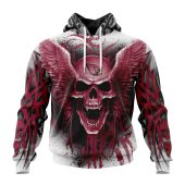 NFL Arizona Cardinals Kits With Skull Pullover Hoodie