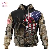 NFL Arizona Cardinals Custom Name Number Special Camo Pullover Hoodie