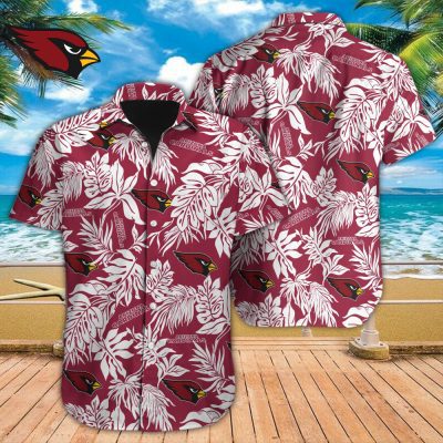NFL Arizona Cardinals Tropical Leafs Hawaiian Shirt