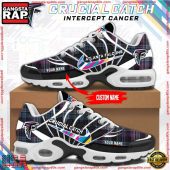 NFL Atlanta Falcons Crucial Catch Intercept Cancer Air Max Plus Shoes Running Sneakers