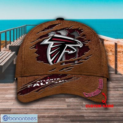 NFL Atlanta Falcons Custom Name Brown Classic Cap