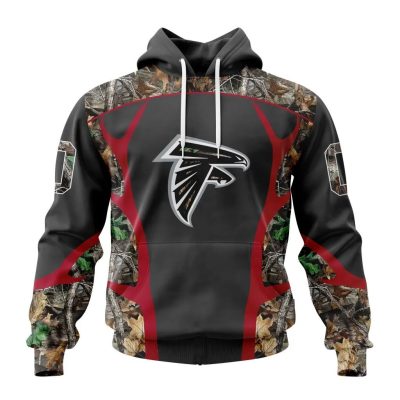 NFL Atlanta Falcons Custom Name Number Camo Hunting Pullover Hoodie NFL Atlanta Falcons Custom Name Number Camo Hunting Pullover Hoodie