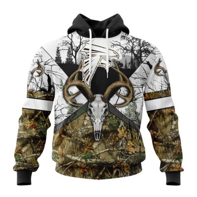 NFL Atlanta Falcons Custom Name Number Deer Skull And Forest Pullover Hoodie NFL Atlanta Falcons Custom Name Number Deer Skull And Forest Pullover Hoodie