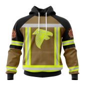 Nfl Atlanta Falcons Custom Name Number Firefighter Uniform Pullover Hoodie Front.jpg - demo10
