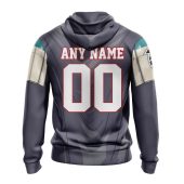 Nfl Atlanta Falcons Custom Name Number Mandalorian And Baby Yoda Pullover Hoodie Back.jpg - demo10
