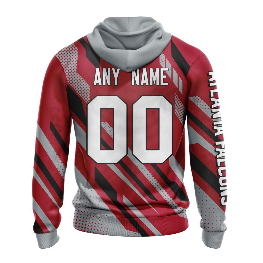 NFL Atlanta Falcons Custom Name Number MotoCross Concept Pullover Hoodie NFL Atlanta Falcons Custom Name Number MotoCross Concept Pullover Hoodie