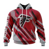 NFL Atlanta Falcons Custom Name Number MotoCross Concept Pullover Hoodie