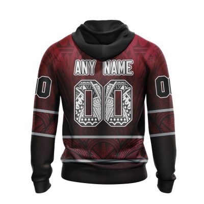 NFL Atlanta Falcons Custom Name Number Native With Samoa Culture Pullover Hoodie