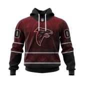 NFL Atlanta Falcons Custom Name Number Native With Samoa Culture Pullover Hoodie