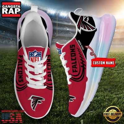 NFL Atlanta Falcons Custom Rainbow Atmospheric Air Force 1 Sneaker Shoes