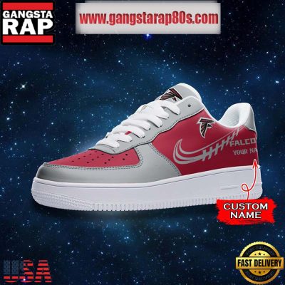 NFL Atlanta Falcons Unique Design Custom Name Air Force 1 Sneaker Shoes