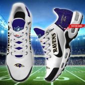 NFL Baltimore Ravens Air Max Plus Running Shoes Custom Name