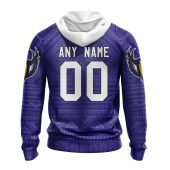 Nfl Baltimore Ravens Custom Name Number Kits For Dia De Muertos Pullover Hoodie Back.jpg - demo10