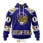 Nfl Baltimore Ravens Custom Name Number Special Grateful Dead Pullover Hoodie Front.jpg - demo10