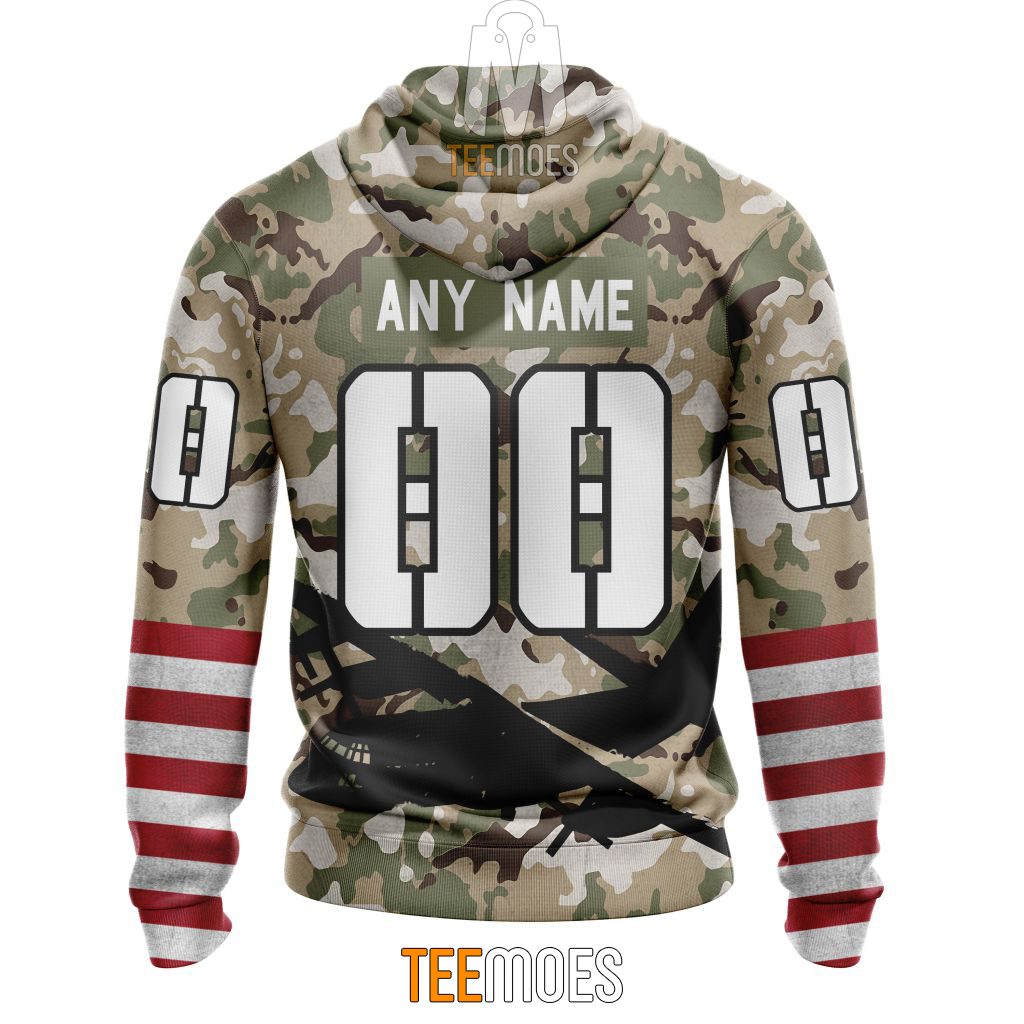 NFL Baltimore Ravens Custom Name Number Veteran Salute To Service Pullover Hoodie NFL Baltimore Ravens Custom Name Number Veteran Salute To Service Pullover Hoodie