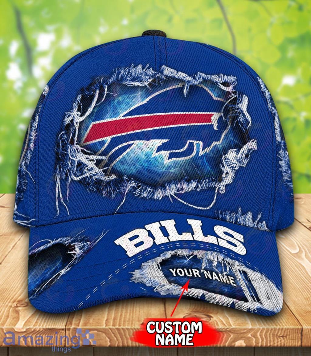 NFL Buffalo Bills Custom Name Blue Classic Cap NFL Buffalo Bills Custom Name Blue Classic Cap
