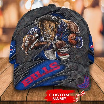NFL Buffalo Bills Custom Name Mascot Classic Cap