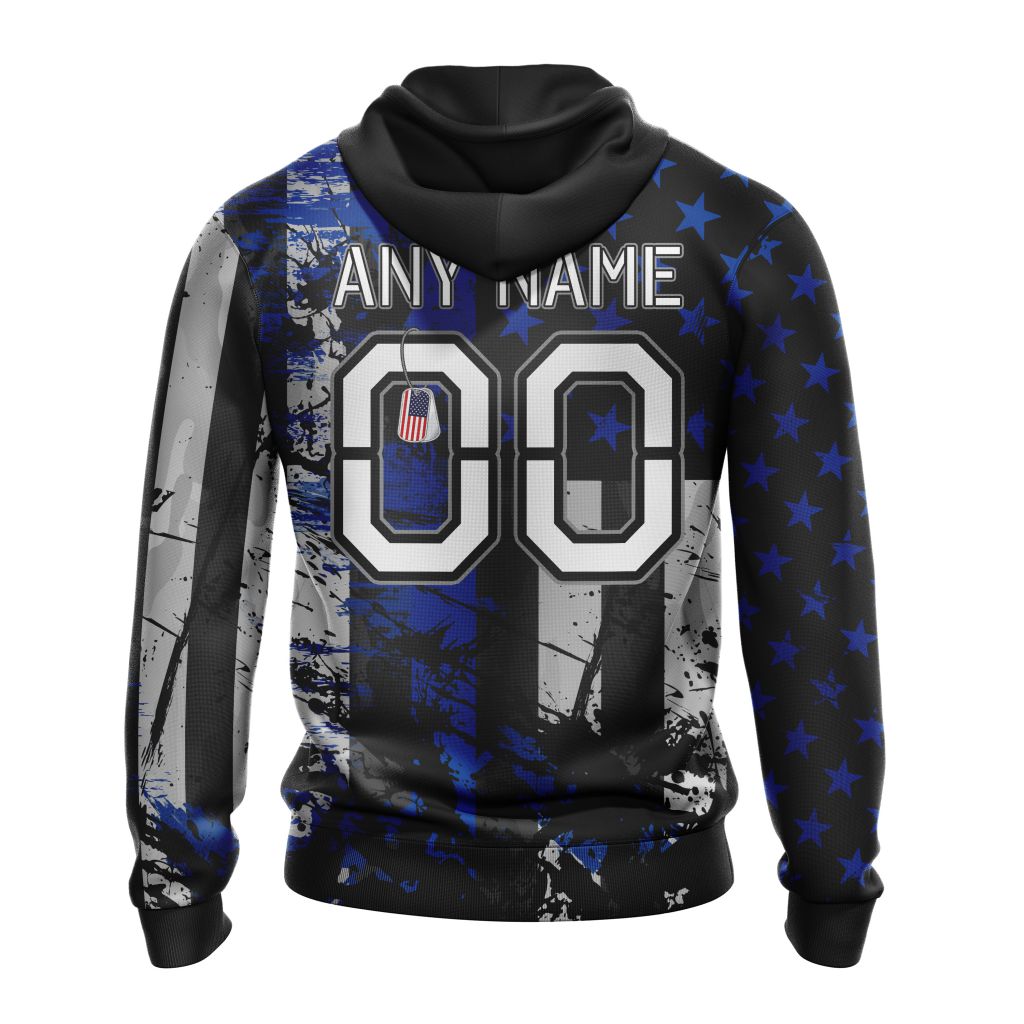 NFL Buffalo Bills Custom Name Number Classic Grunge American Flag Pullover Hoodie NFL Buffalo Bills Custom Name Number Classic Grunge American Flag Pullover Hoodie