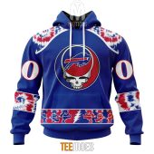 NFL Buffalo Bills Custom Name Number Grateful Dead Pullover Hoodie