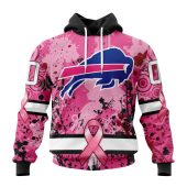 Nfl Buffalo Bills Custom Name Number Pink Breast Cancer Pullover Hoodie Front.jpg - demo10