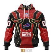 Nfl Buffalo Bills Custom Name Number Spider Man Pullover Hoodie Front.jpg - demo10