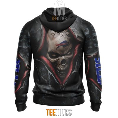 NFL Buffalo Bills Halloween Horror Skull Pullover Hoodie