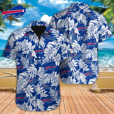 NFL Buffalo Bills Tropical Leafs Hawaiian Shirt