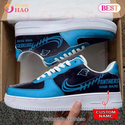 NFL Carolina Panthers Air Force 1 Sneaker Custom Name