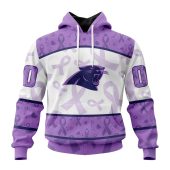 Nfl Carolina Panthers Custom Name Number Fight Cancer Pullover Hoodie Front.jpg - demo10