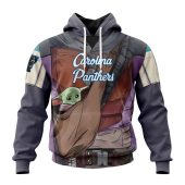 Nfl Carolina Panthers Custom Name Number Mandalorian And Baby Yoda Pullover Hoodie 3236.jpg - demo10
