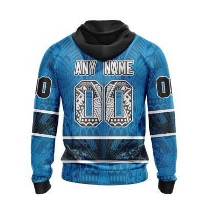 NFL Carolina Panthers Custom Name Number Native With Samoa Culture Pullover Hoodie