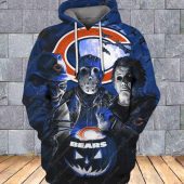 NFL Carolina Panthers Jason Voorhees Horror Pullover Hoodie
