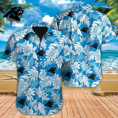 NFL Carolina Panthers Tropical Leafs Hawaiian Shirt