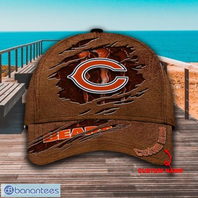NFL Chicago Bears Custom Name Brown Classic Cap