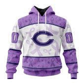 Nfl Chicago Bears Custom Name Number Fight Cancer Pullover Hoodie Front.jpg - demo10
