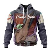 Nfl Chicago Bears Custom Name Number Mandalorian And Baby Yoda Pullover Hoodie 4008.jpg - demo10
