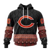 Nfl Chicago Bears Custom Name Number Native Concepts Pullover Hoodie 3439.jpg - demo10