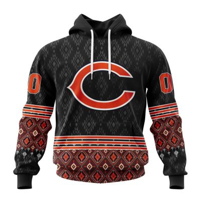 NFL Chicago Bears Custom Name Number Native Concepts Pullover Hoodie