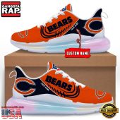 NFL Chicago Bears Custom Rainbow Atmospheric Air Force 1 Sneaker Shoes