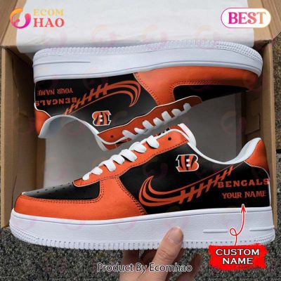 NFL Cincinnati Bengals Air Force 1 Sneaker Custom Name
