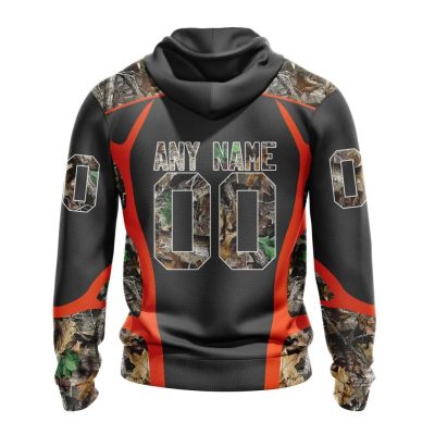 NFL Cincinnati Bengals Custom Name Number Camo Hunting Pullover Hoodie