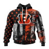 Nfl Cincinnati Bengals Custom Name Number Classic Grunge American Flag Pullover Hoodie 0257.jpg - demo10