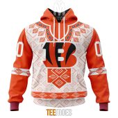 Nfl Cincinnati Bengals Custom Name Number Native Pattern Pullover Hoodie 3856.jpg - demo10