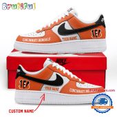 NFL Cincinnati Bengals Limited Edition Personalized Air Force 1 Shoes Sneaker