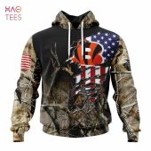 NFL Cincinnati Bengals Custom Name Number Forest Pullover Hoodie